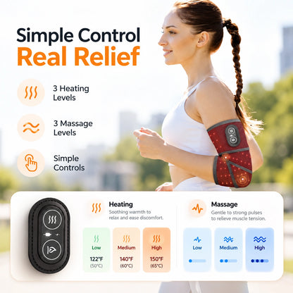 ThermaPulse™ Heated Red Light Wrist Massager